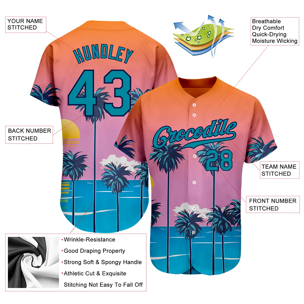 Sublimation Baseball Uniform Jersey Shirts